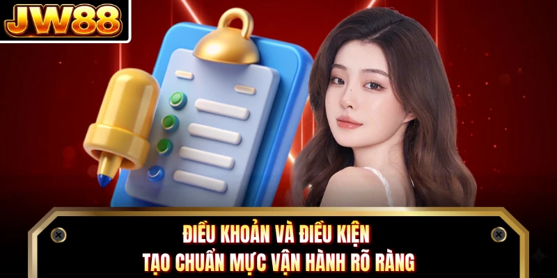 Điều khoản và điều kiện tạo chuẩn mực vận hành rõ ràng